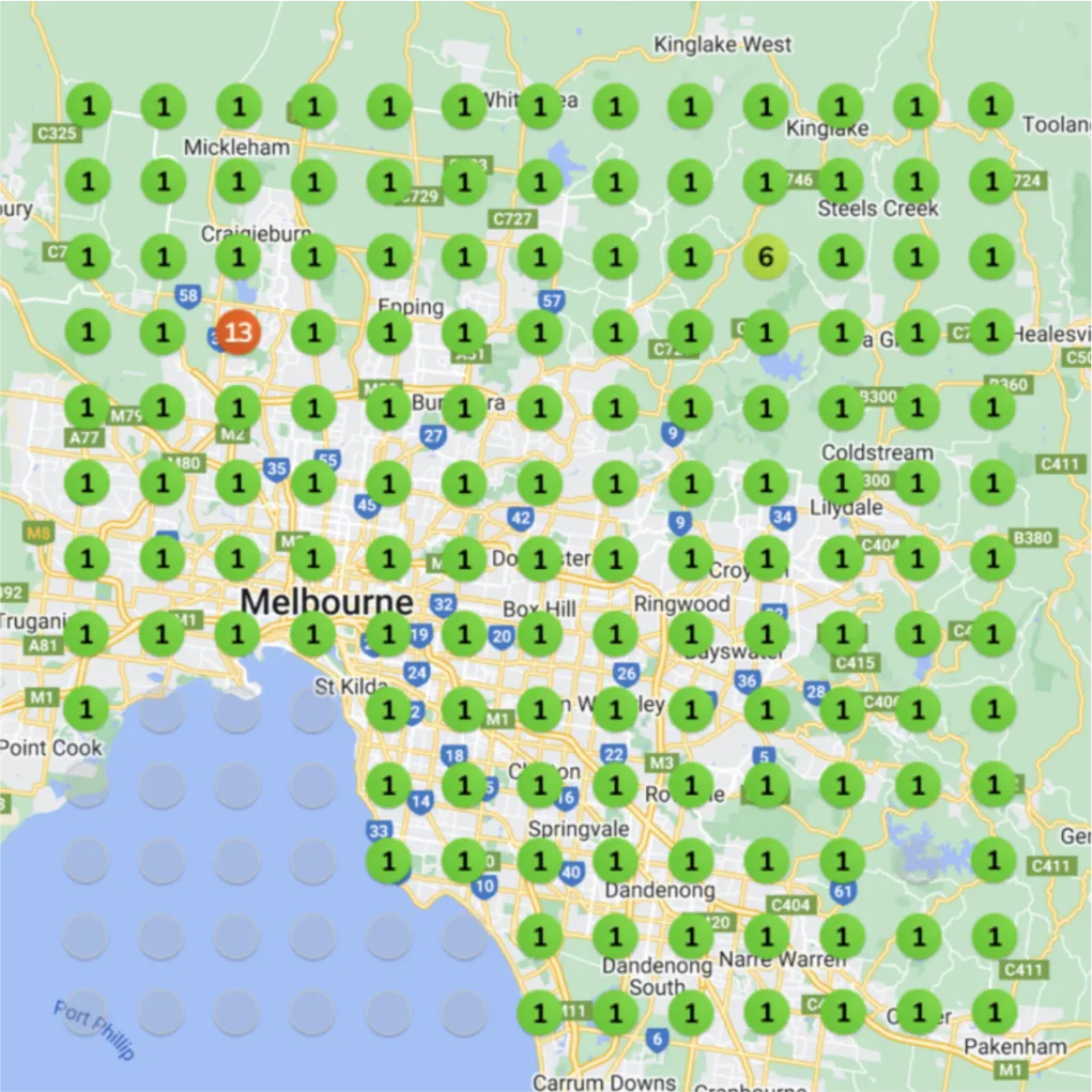 Puppy trainer ranking heatmap after optimization